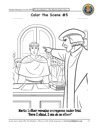 Luther coloring5