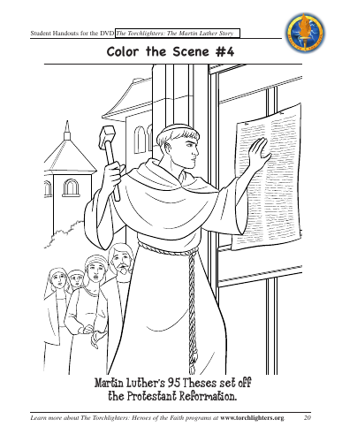 Luther coloring4
